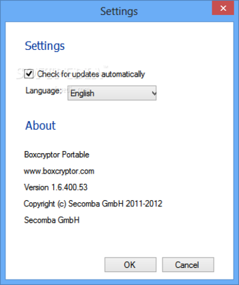 BoxCryptor Portable screenshot 9