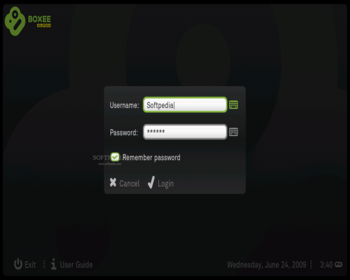 Boxee screenshot