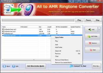 Boxoft All to AMR Converter screenshot 2