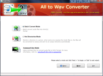 Boxoft All to Wav Converter screenshot