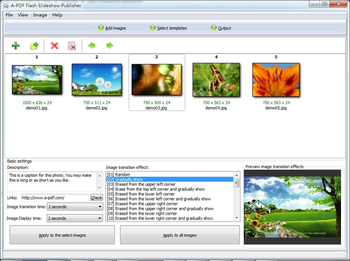 Boxoft Flash SlideShow Creator screenshot 2