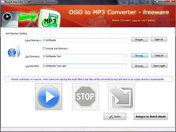 Boxoft free Ogg to MP3 Converter screenshot 3