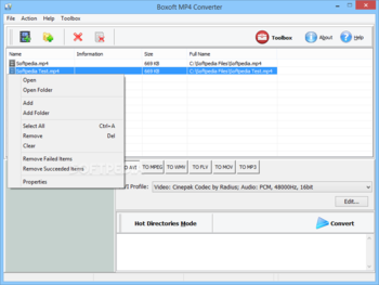 Boxoft MP4 Converter screenshot 2