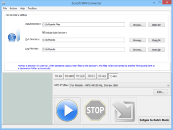 Boxoft MP4 Converter screenshot 3