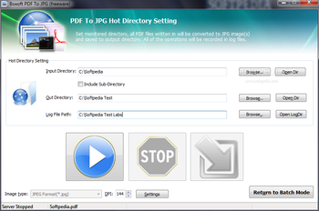 Boxoft PDF To JPG screenshot 3