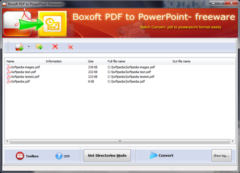 Boxoft PDF to PowerPoint screenshot 2