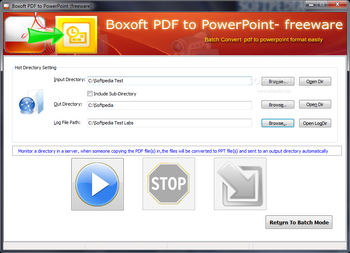 Boxoft PDF to PowerPoint screenshot 3