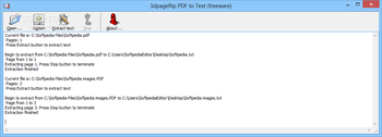 Boxoft PDF to Text screenshot