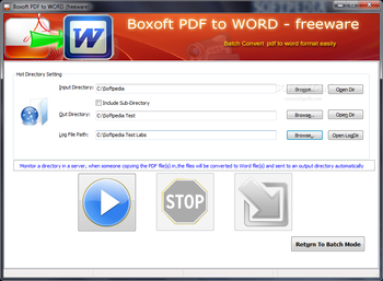 Boxoft PDF to Word screenshot 3