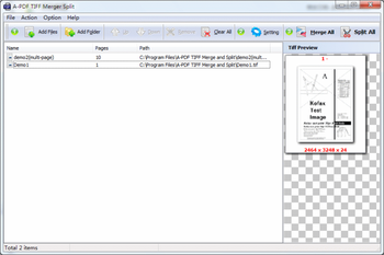 Boxoft TIFF Merge and Split screenshot 2