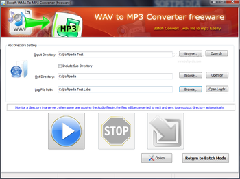 Boxoft WMA to MP3 Converter screenshot 3