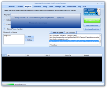BoxxerMail Re-brandable Email Extractor Freeware screenshot 3