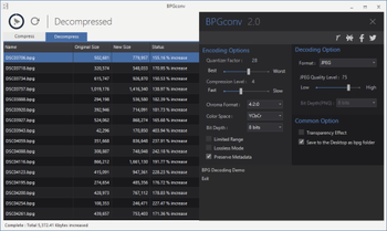BPGconv screenshot 2