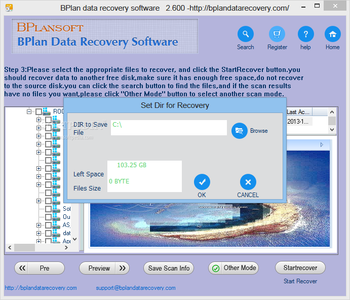 Bplan Data Recovery Software screenshot 4