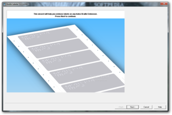 Braille Labeler screenshot