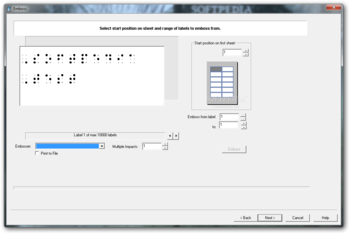 Braille Labeler screenshot 5