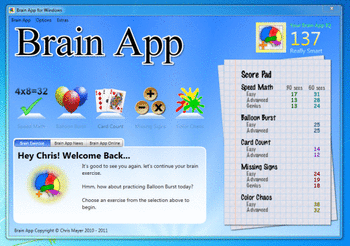 Brain App for Windows screenshot