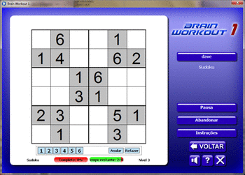 Brain Workout in Brazilian Portuguese screenshot