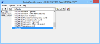 BrainWave Generator screenshot