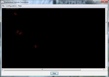 Braitenberg Vehicle Simulator screenshot