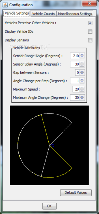 Braitenberg Vehicle Simulator screenshot 2