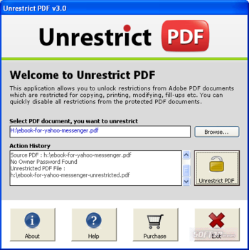 Break PDF Security screenshot 2