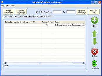 Break Pdf software screenshot