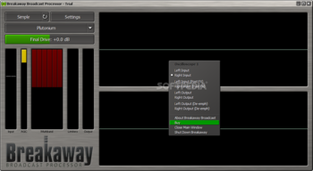 Breakaway Broadcast Processor screenshot