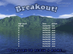 Breakout screenshot