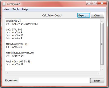 BreezyCalc Portable screenshot