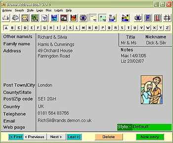 Breme Address Book screenshot 2