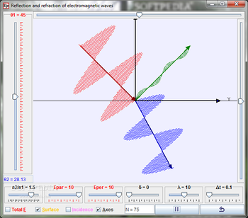 Brewsterâ€™s Angle Model screenshot