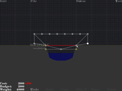 Bridge Building Game screenshot