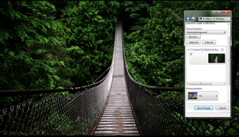 Bridge in forest screenshot