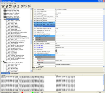 BrightCore BACnet Lookout screenshot