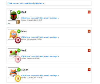 Brightfilter Parental Control 2009 screenshot