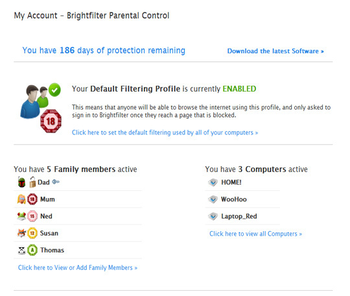 Brightfilter Parental Control 2009 screenshot 2