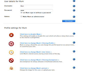 Brightfilter Parental Control 2009 screenshot 3