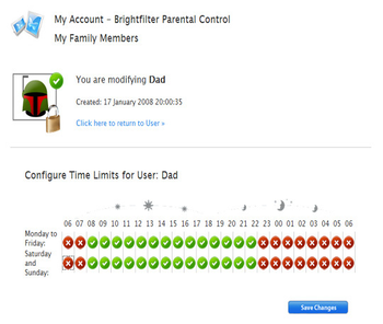 Brightfilter Parental Control 2009 screenshot 6