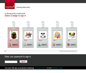 Brightfilter Parental Control 2009 screenshot 9
