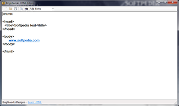 Brightworks HTML Editor screenshot