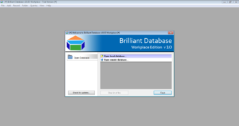 Brilliant Database Workplace screenshot