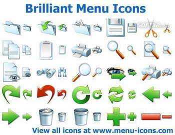 Brilliant Menu Icons screenshot 2