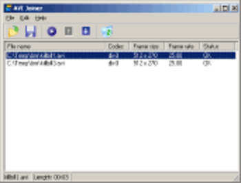 Brizsoft AVI Joiner screenshot 2