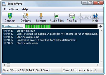 BroadWave Streaming Audio Server screenshot 2