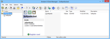 Broken X Disk Manager screenshot