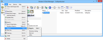 Broken X Disk Manager screenshot 4