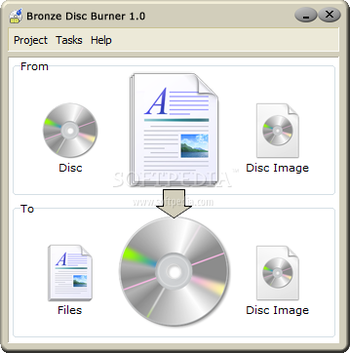 Bronze Disc Burner screenshot