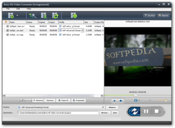 Bros HD Video Converter screenshot