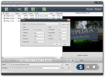 Bros HD Video Converter screenshot 2